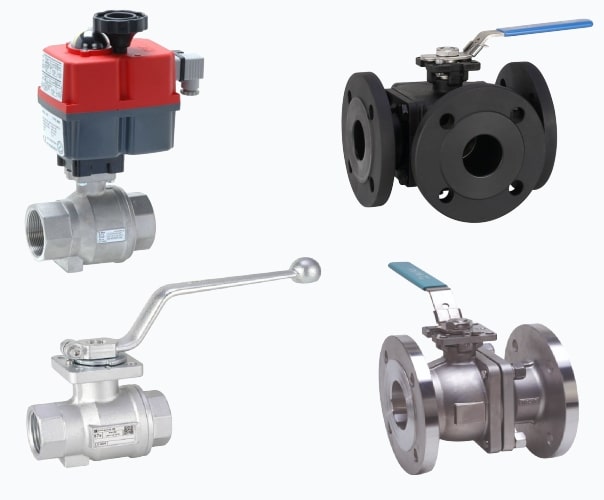 Verschieden Kugelhähne von G. Bee