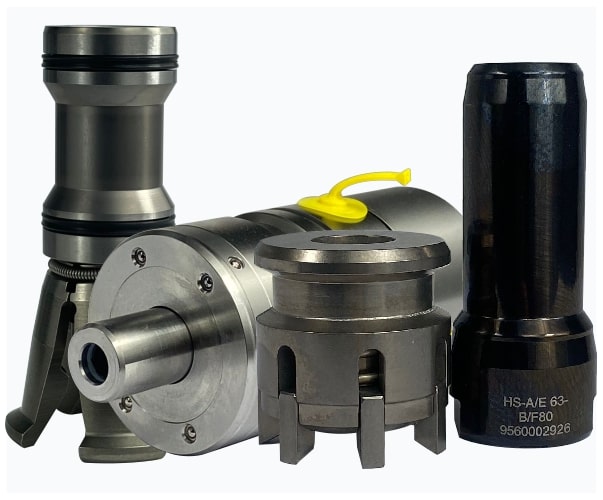 Spannzange, Spannsatz und Drehdurchführung von OTT-JAKOB Spanntechnik